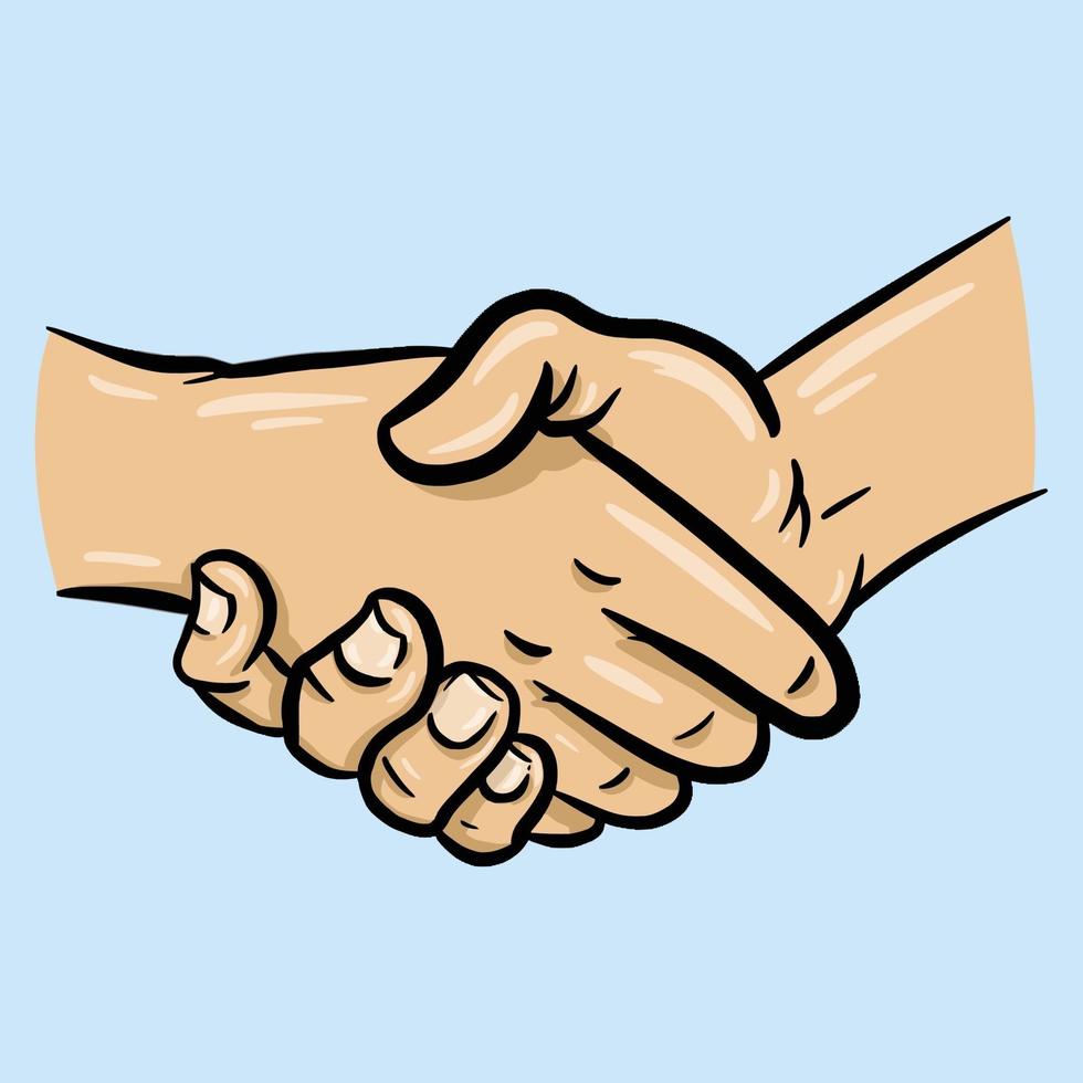 Two hands shaking